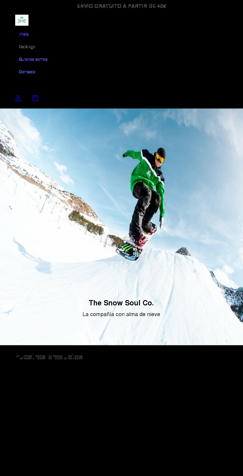 thesnowsoulco.com shopify website screenshot