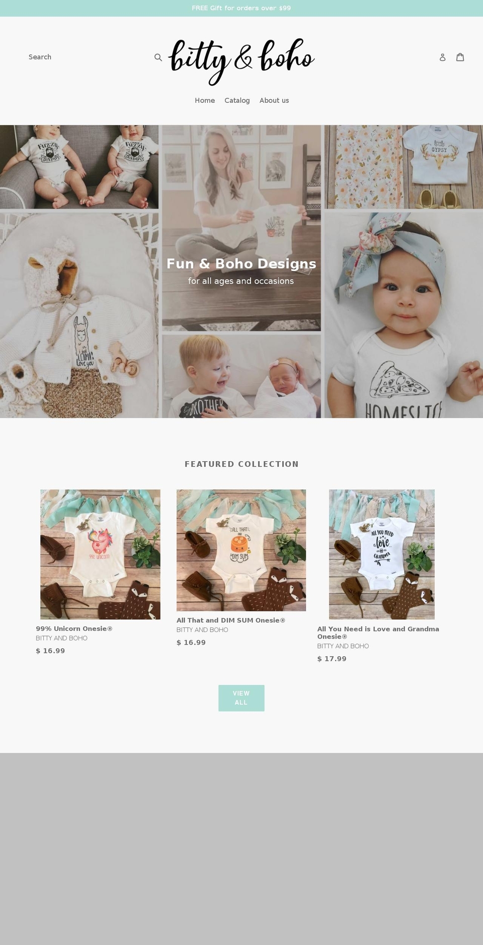thesnowyowlboutique.com — Shopify storefront screenshot