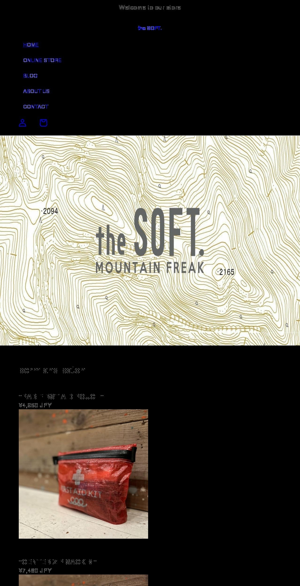 thesoft.jp shopify website screenshot