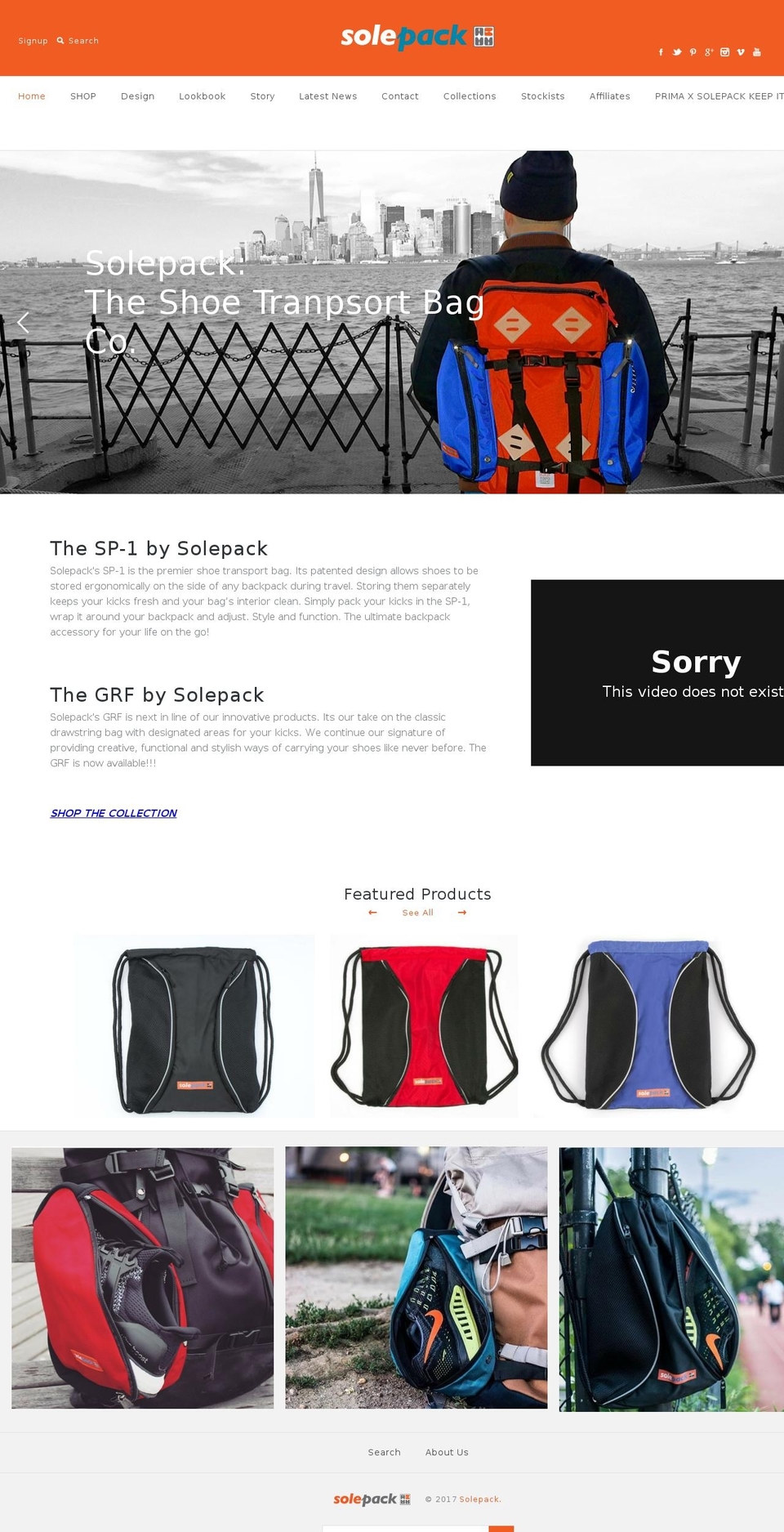 thesolepack.com shopify website screenshot