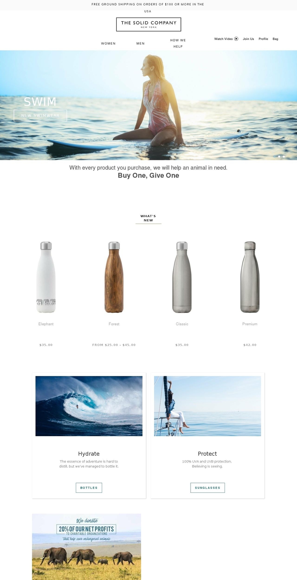 thesolidcompany.com — Shopify storefront screenshot