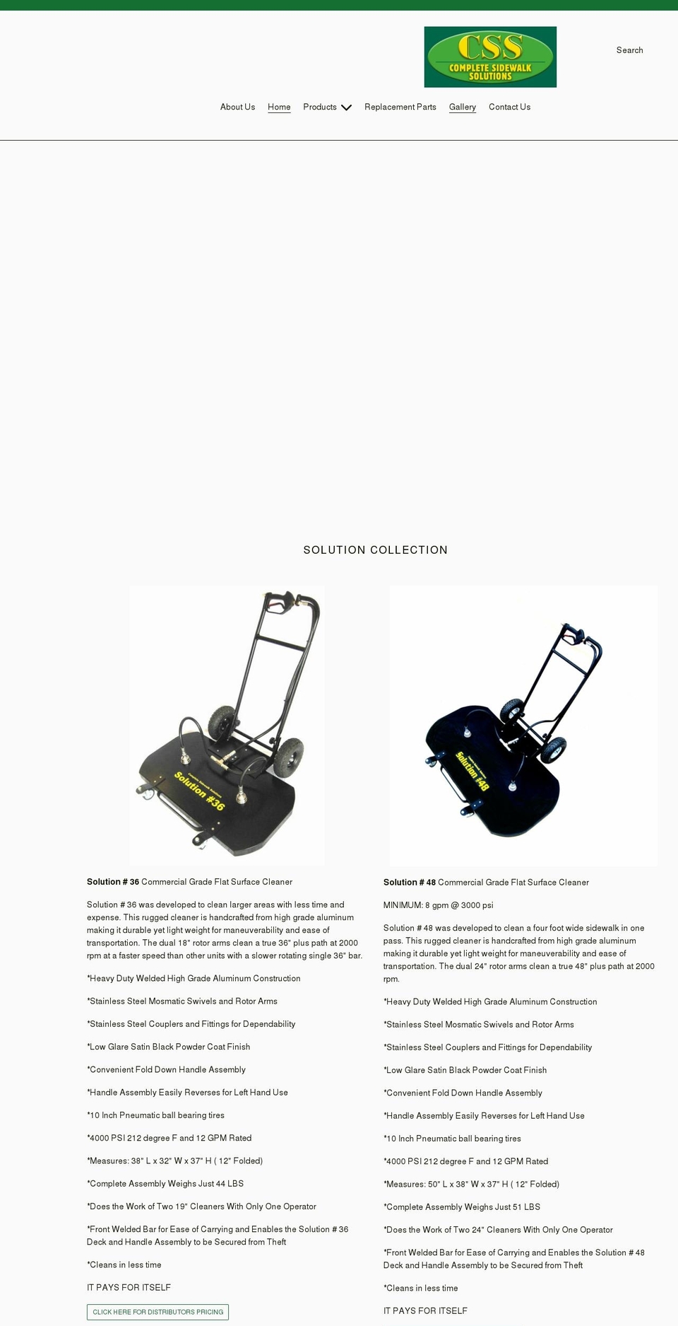 thesolution48.com shopify website screenshot