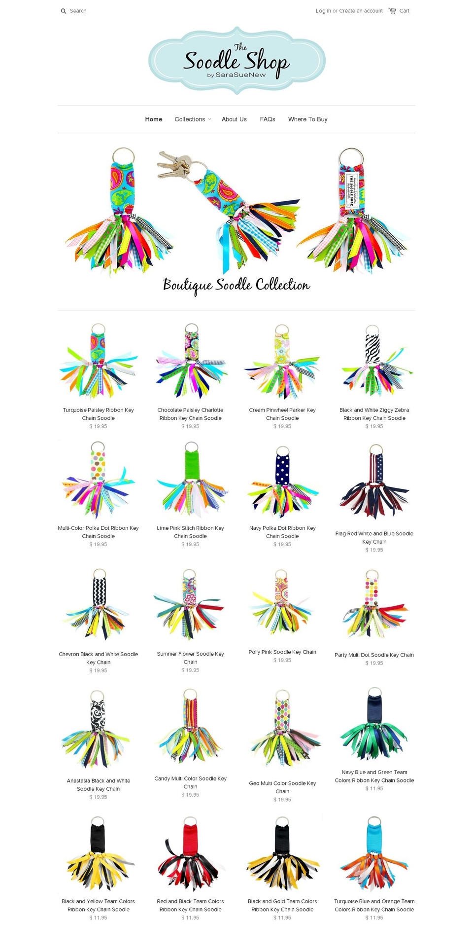 thesoodleshop.com shopify website screenshot