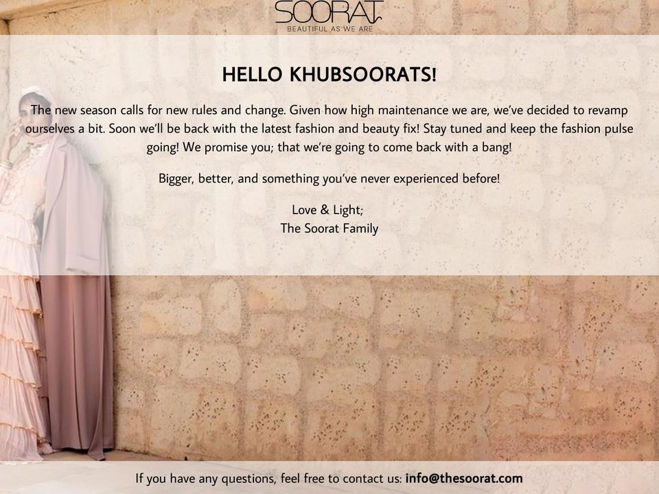 thesoorat.com shopify website screenshot