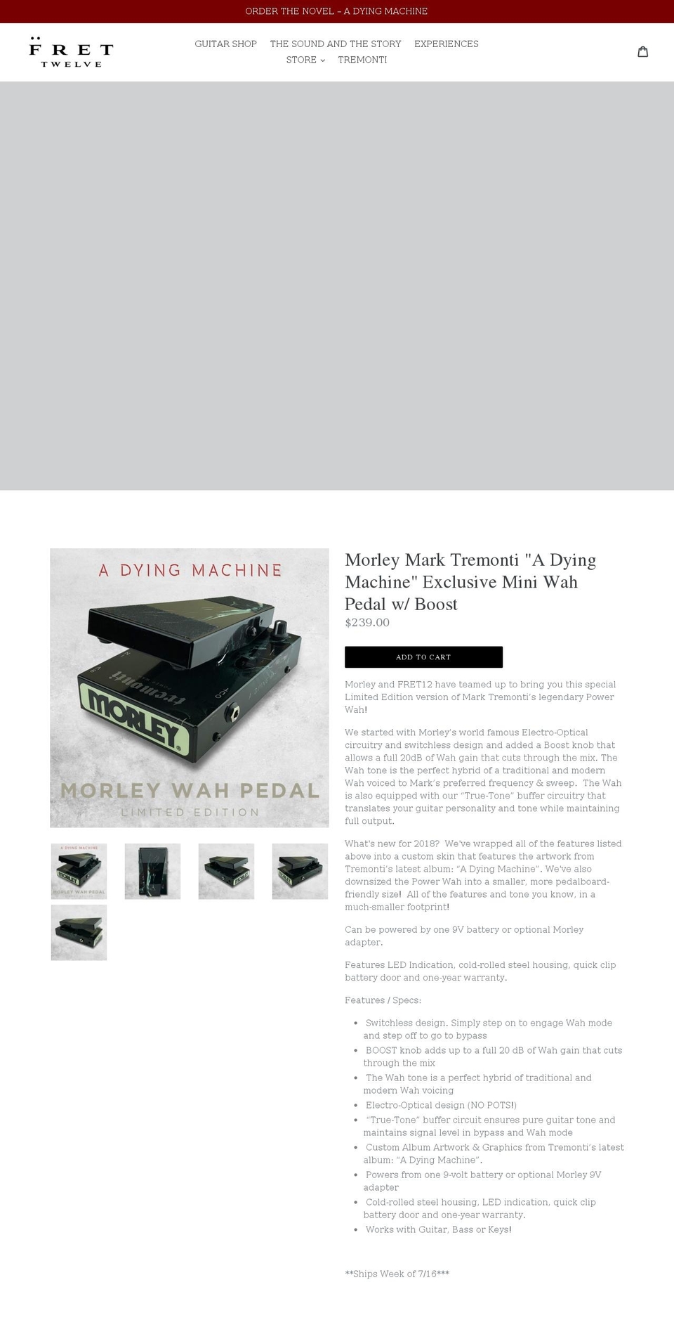 thesoundandthestory.com — Shopify storefront screenshot
