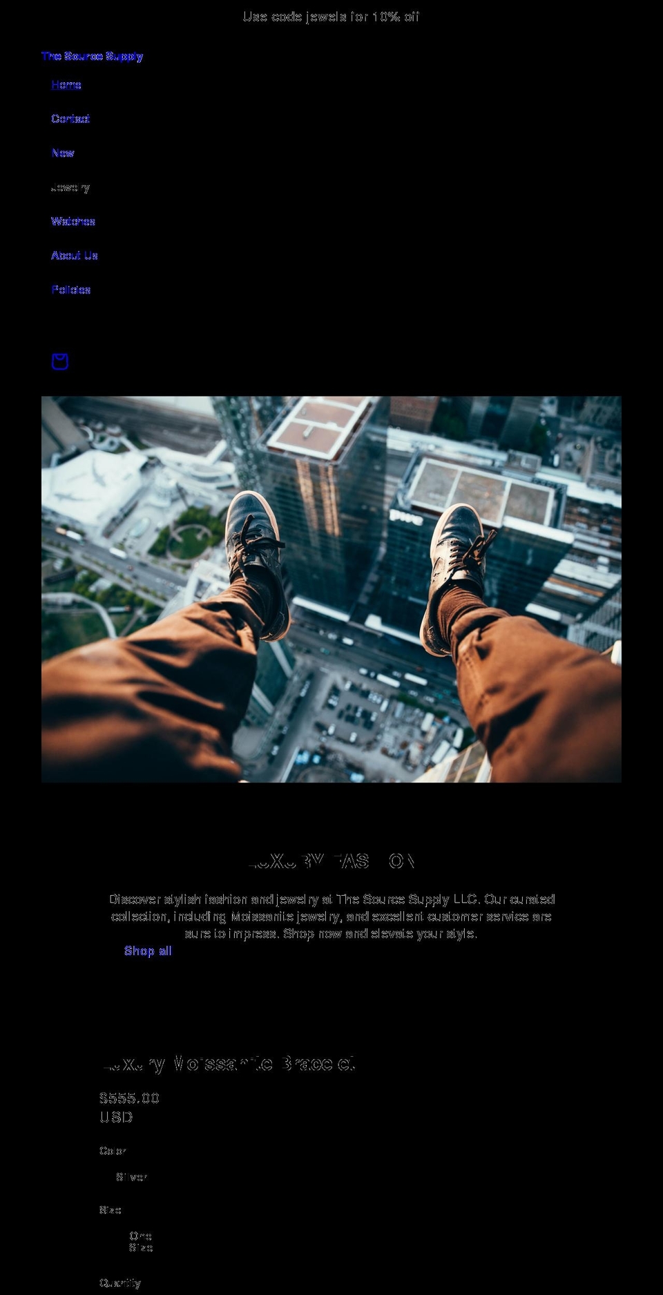 thesourcesupply.com shopify website screenshot