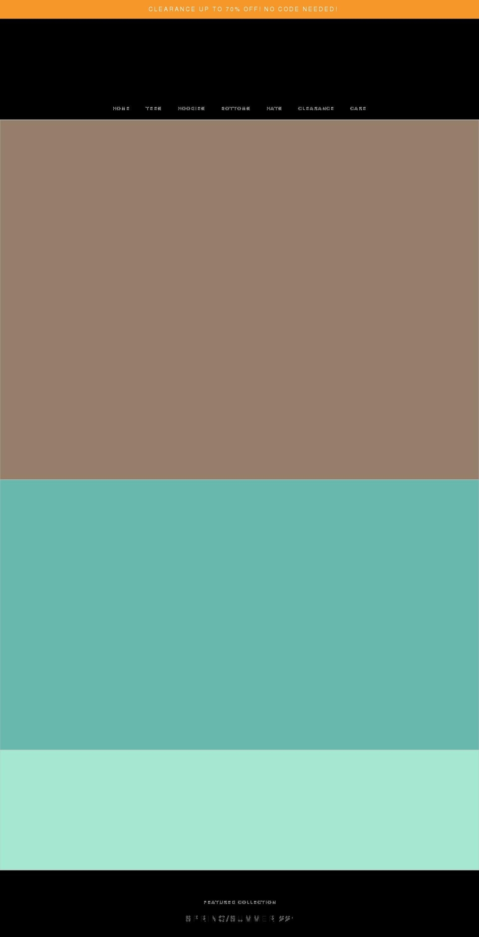 thespacelineapparel.com shopify website screenshot