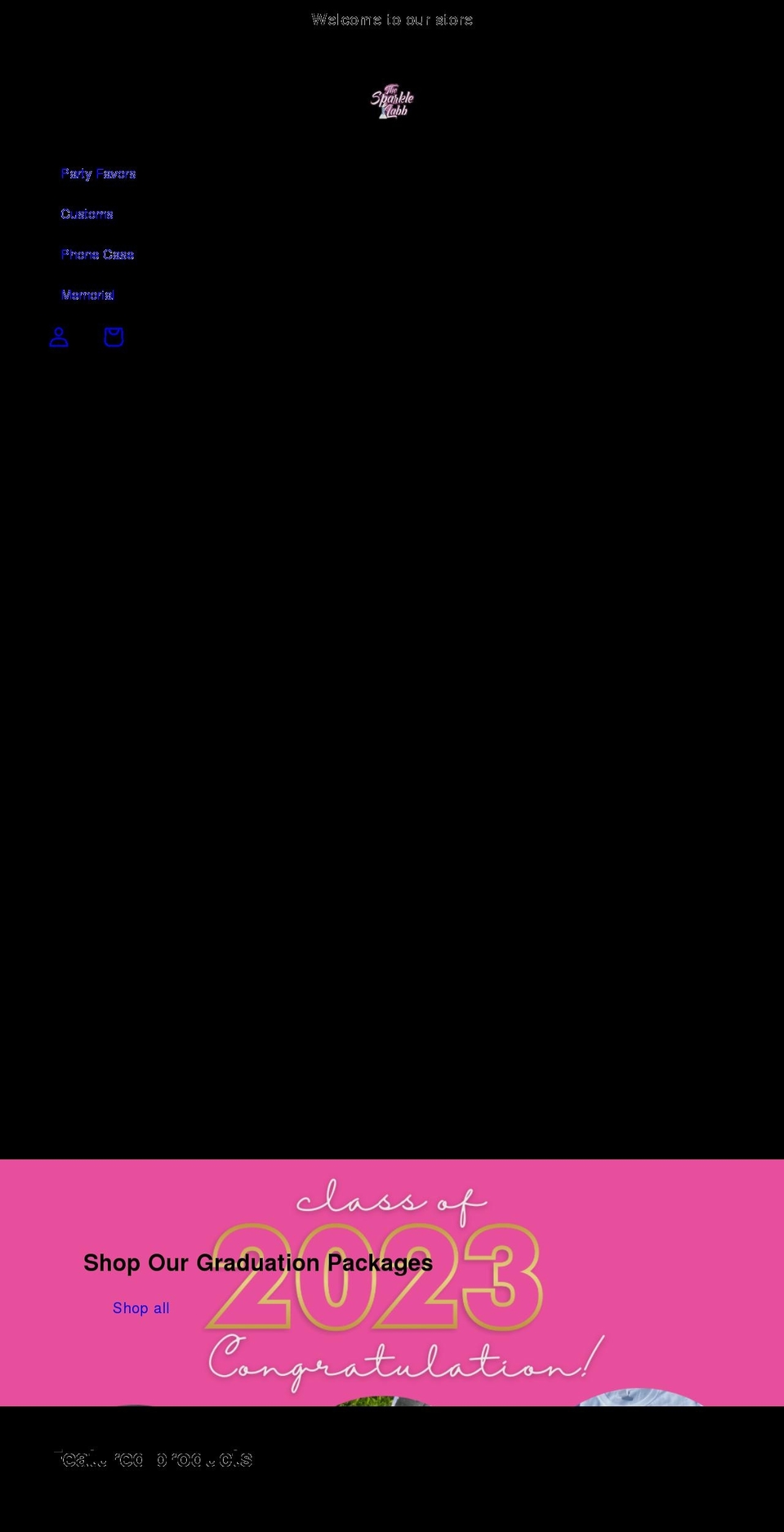 thesparklelabb.com shopify website screenshot