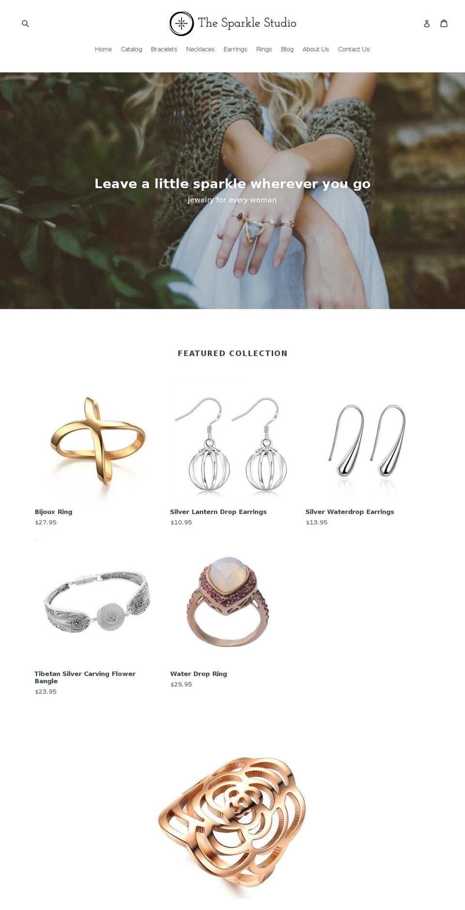 thesparklestudio.com shopify website screenshot