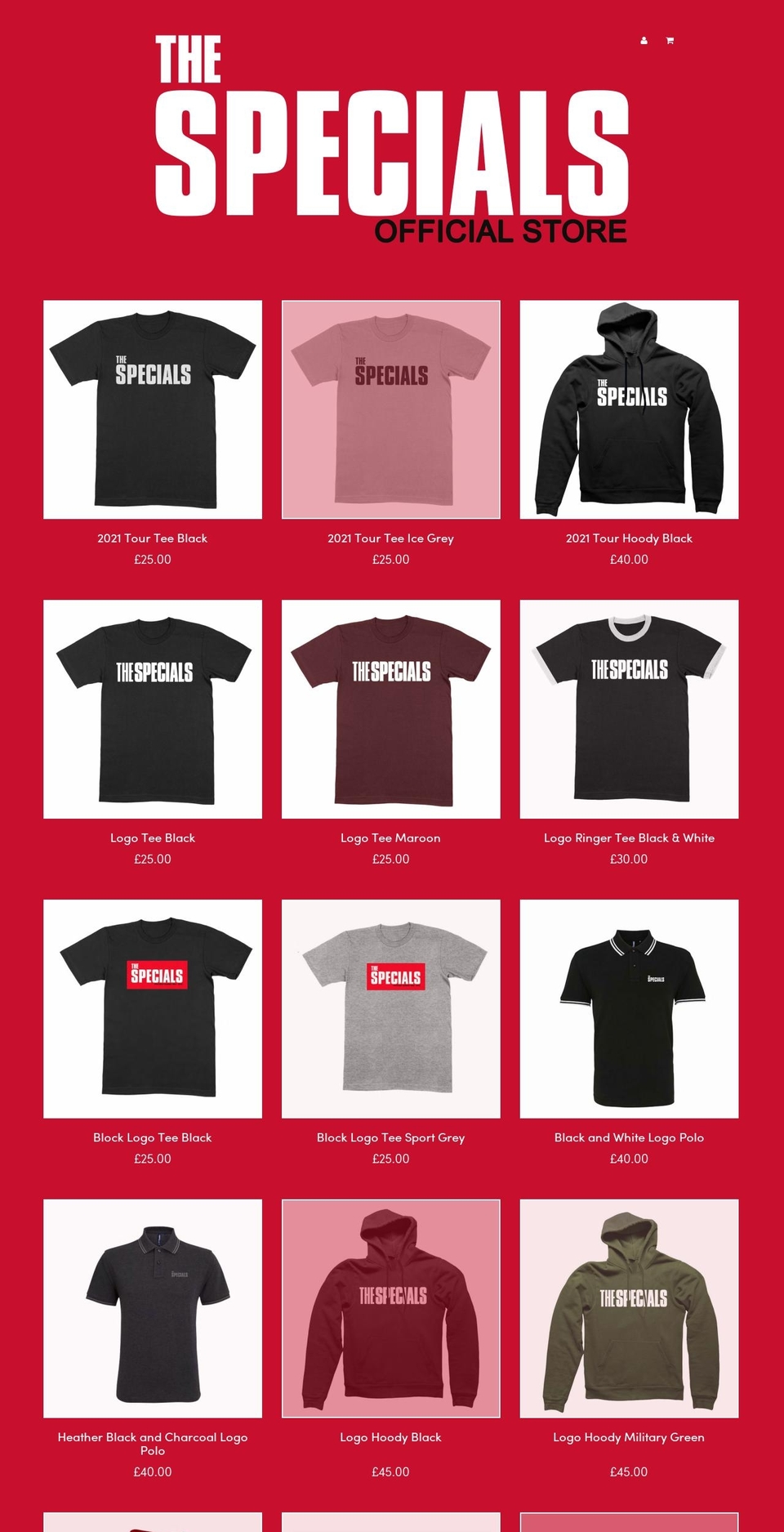 thespecialsstore.com shopify website screenshot
