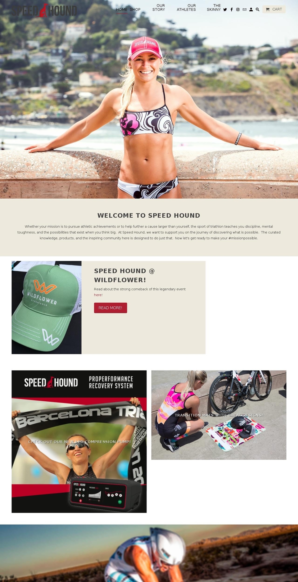 thespeedhound.com shopify website screenshot