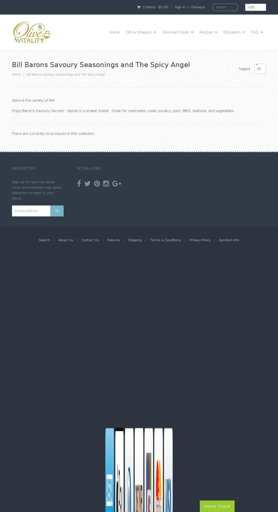 thespicyangel.com shopify website screenshot