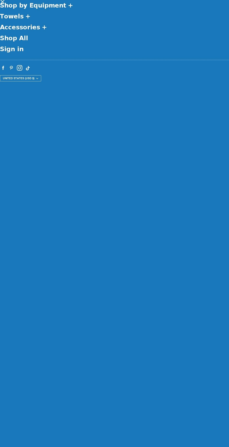 thespintowel.com — Shopify storefront screenshot