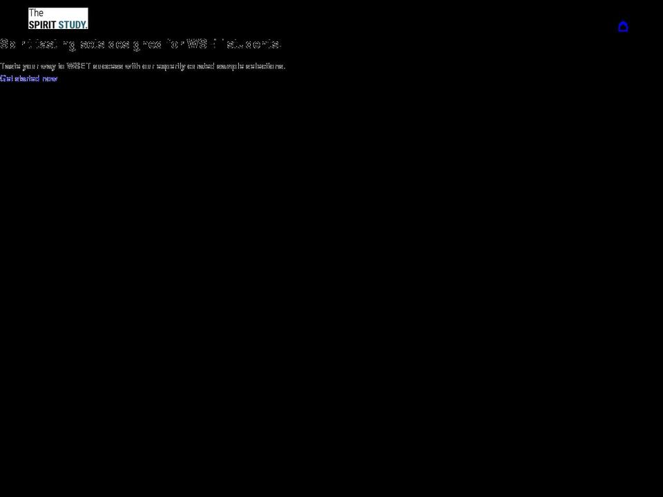 thespiritstudy.com shopify website screenshot