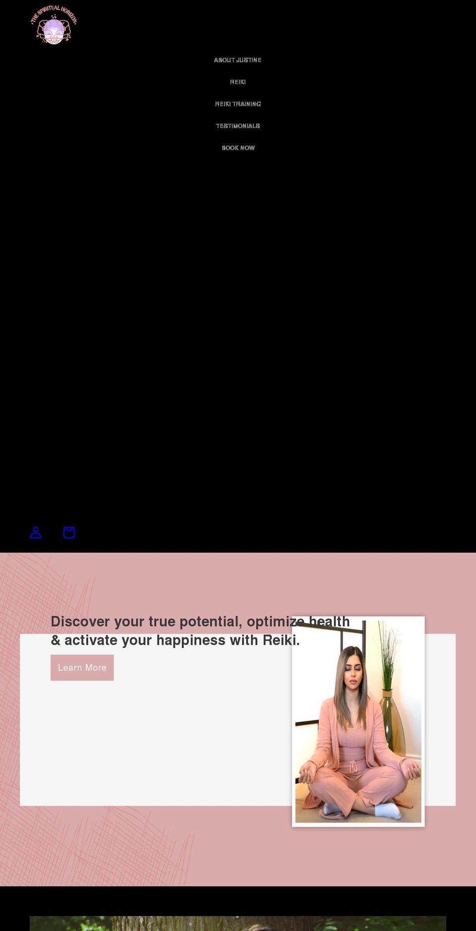 thespiritualhorizon.com shopify website screenshot