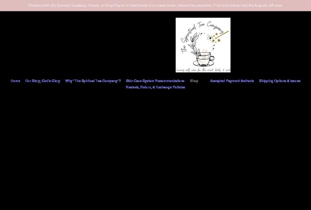 thespiritualteacompany.com shopify website screenshot