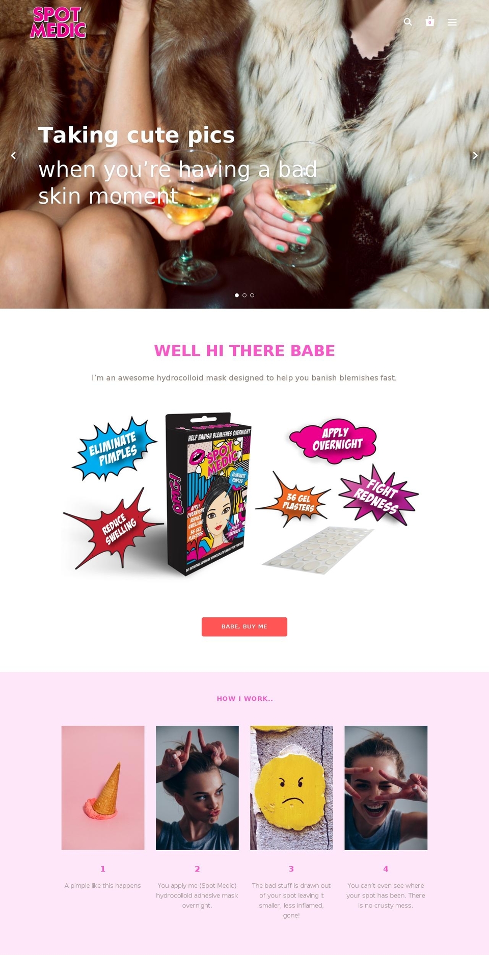 thespotmedic.com shopify website screenshot