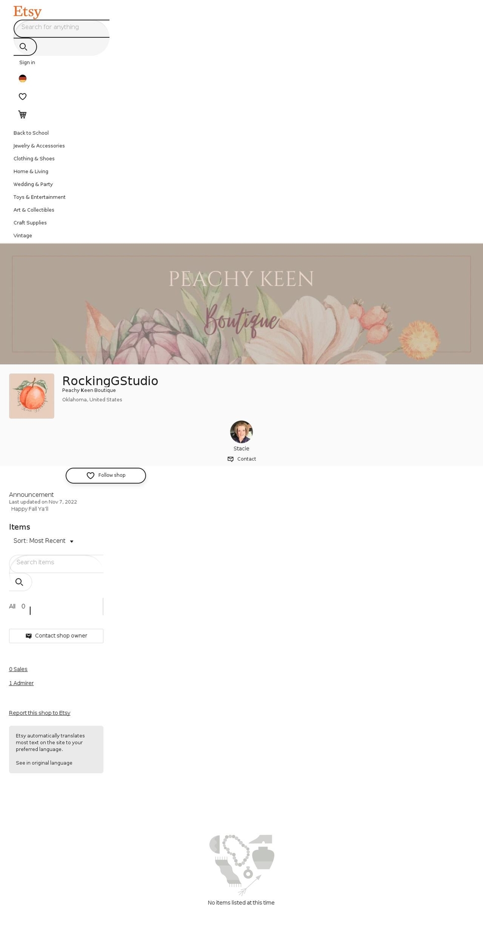 thespottedcowmercantile.com — Shopify storefront screenshot