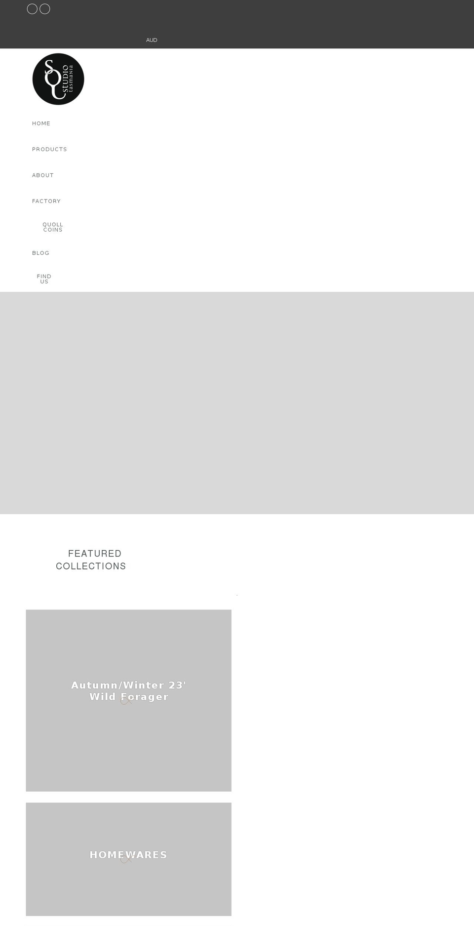 thespottedquoll.com.au shopify website screenshot