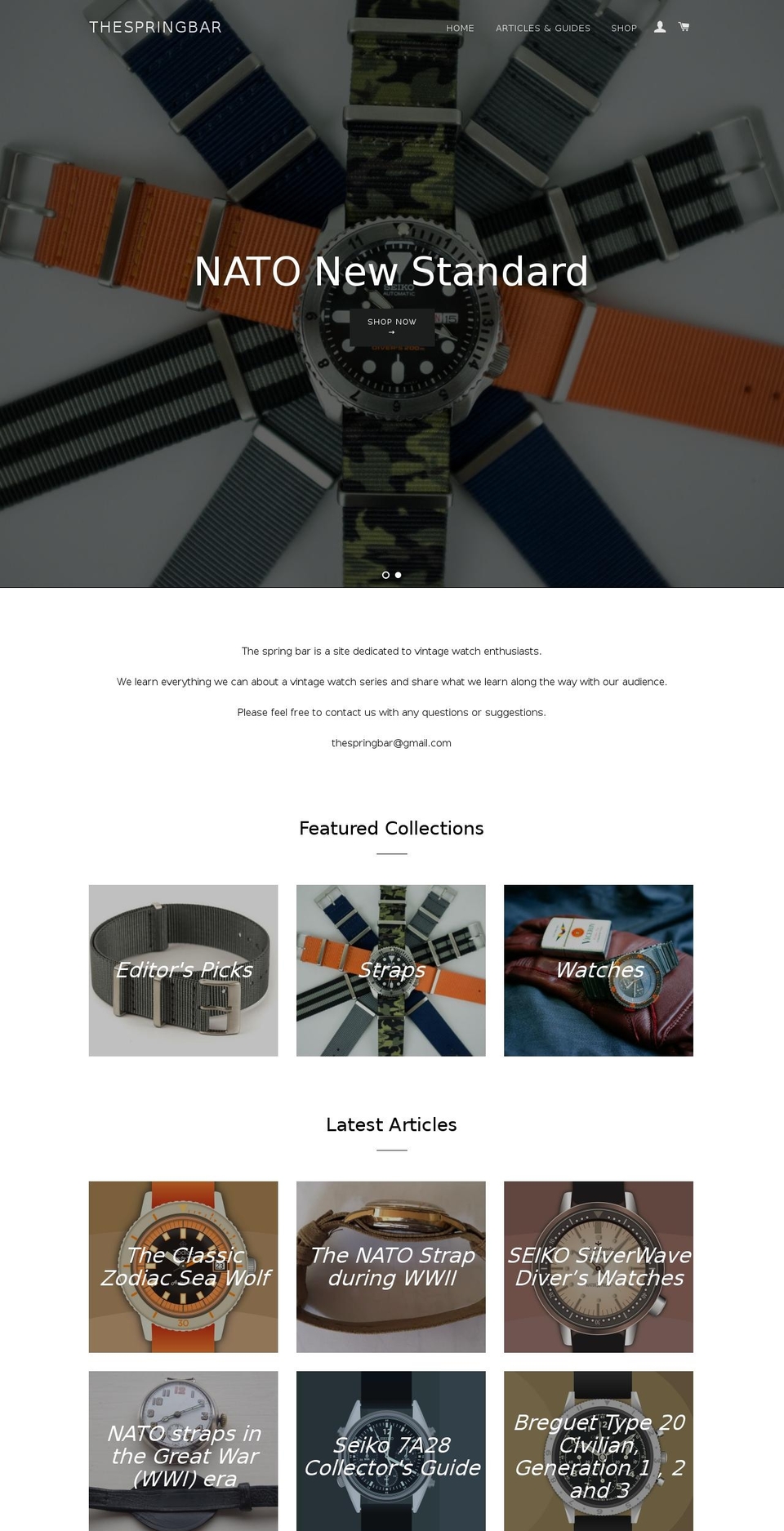 thespringbar.com shopify website screenshot