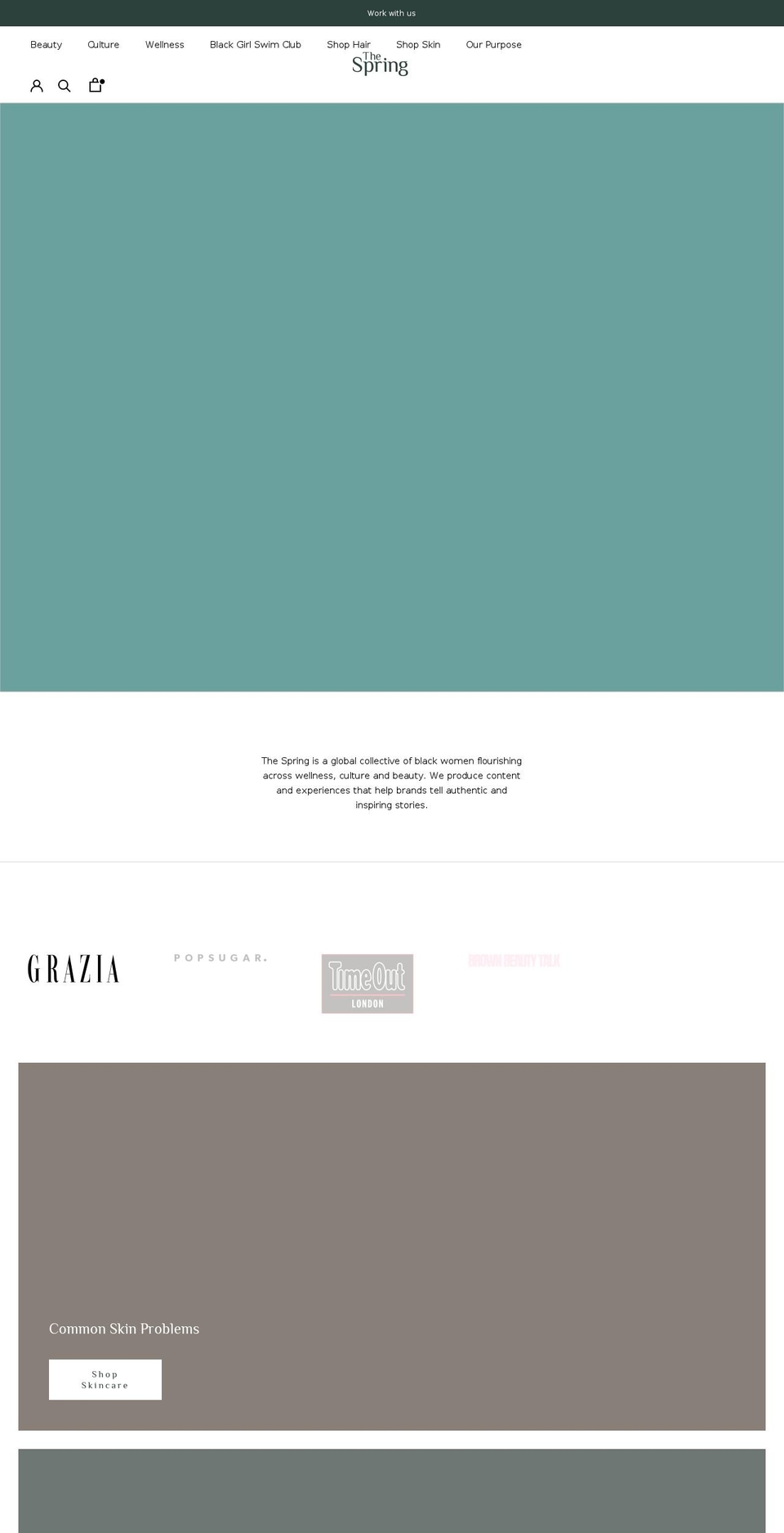 thespringlondon.com shopify website screenshot