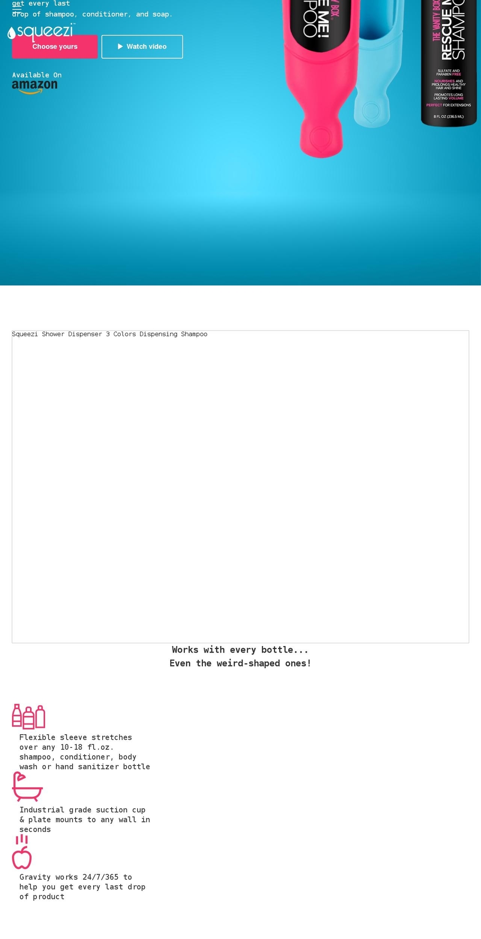 thesqueezi.com — Shopify storefront screenshot