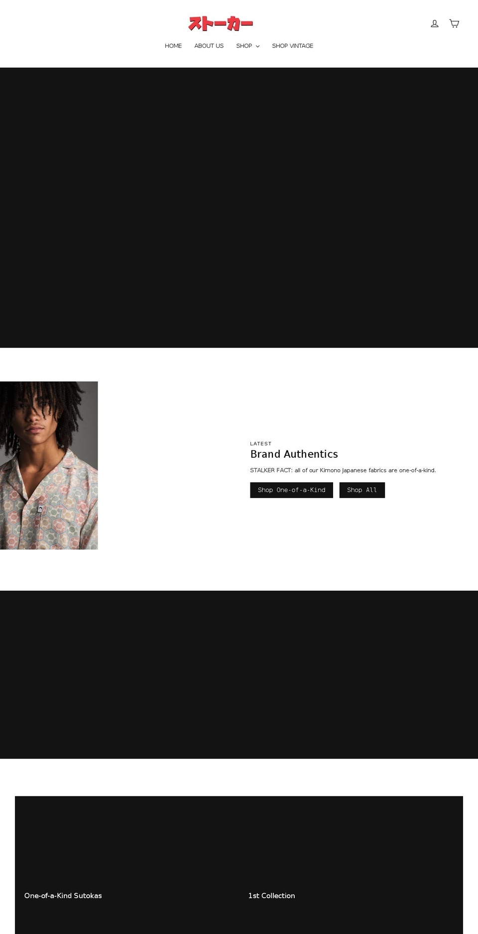 thestalkerbrand.com shopify website screenshot