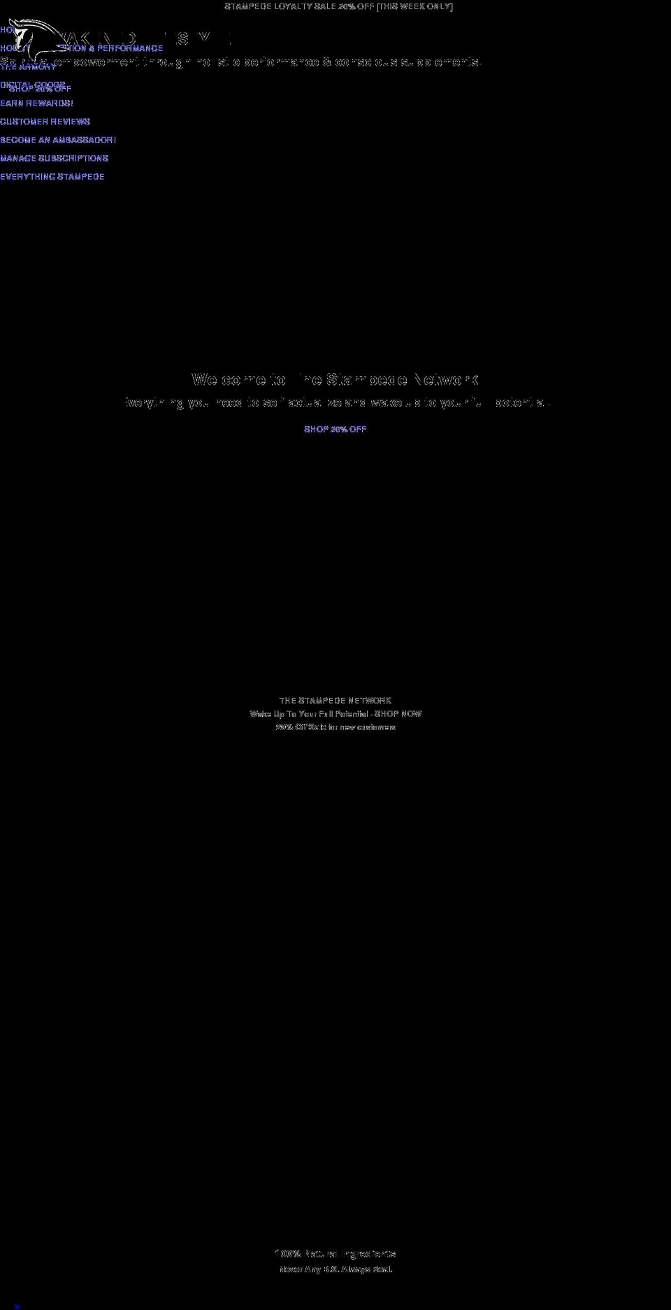 thestampedenetwork.com shopify website screenshot