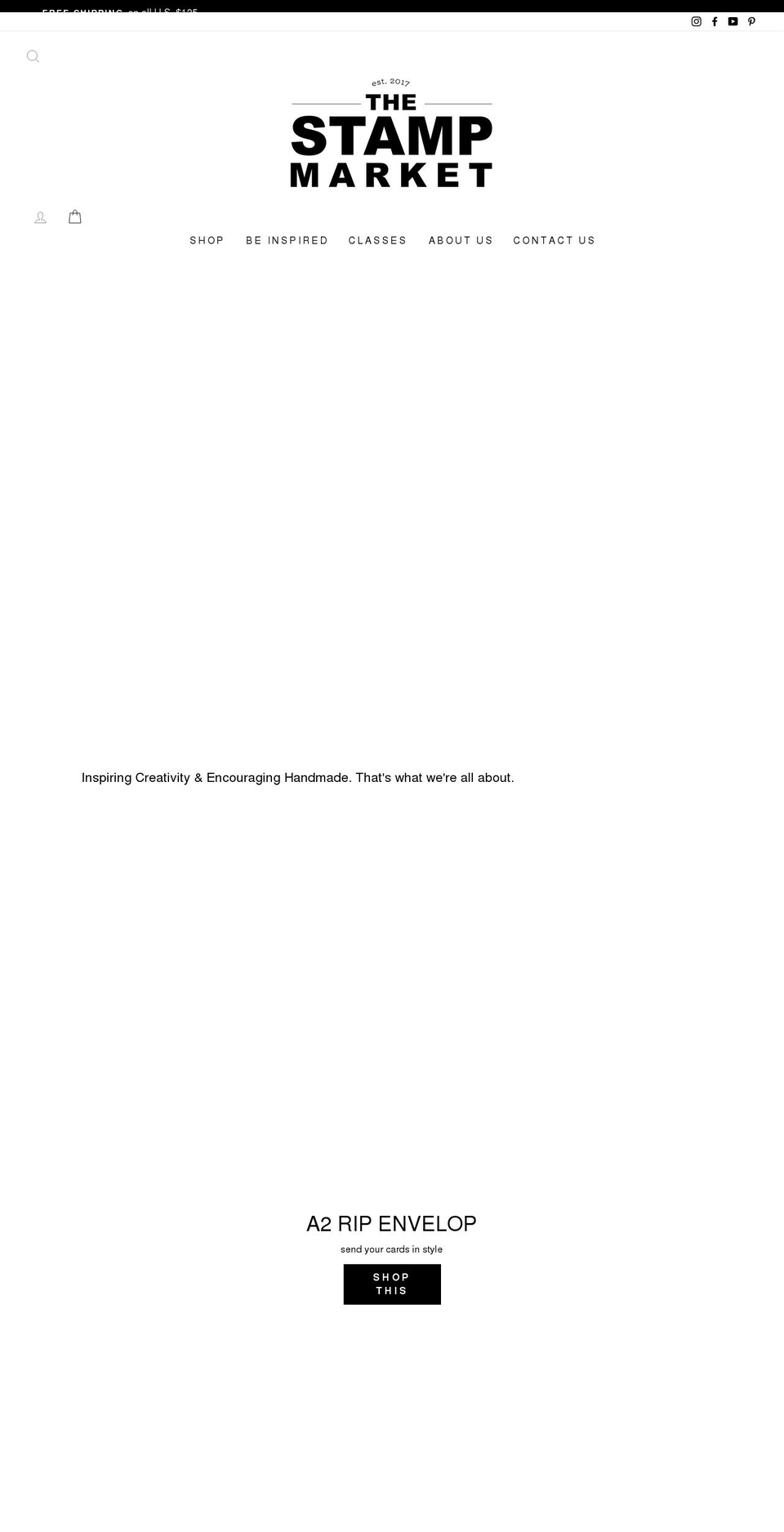 thestampmarket.com shopify website screenshot