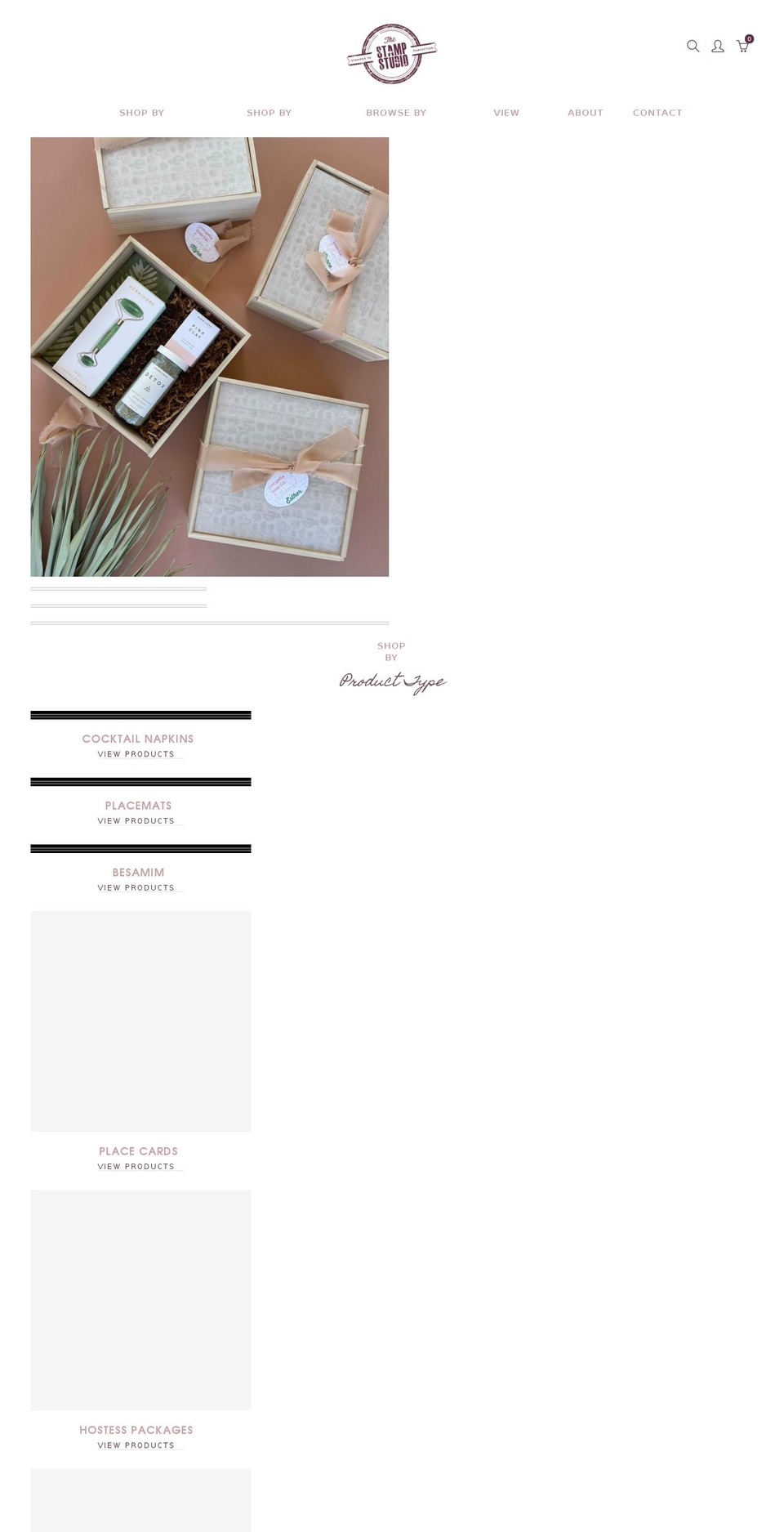 thestampstudio.com shopify website screenshot