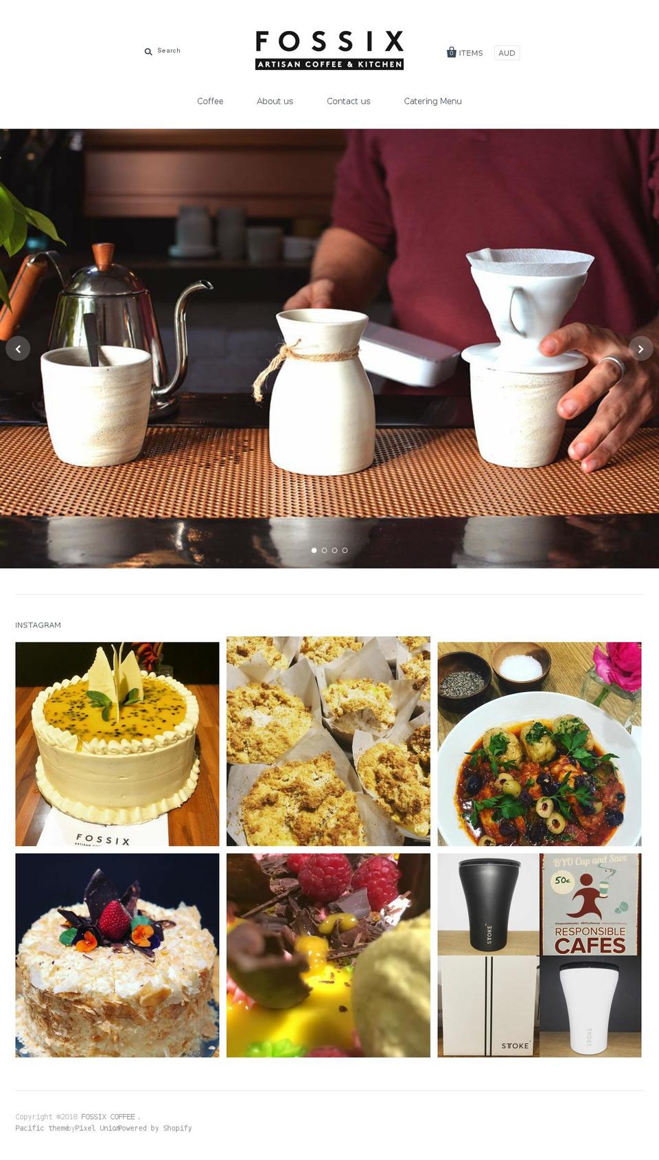 thestandardcoffee.com — Shopify storefront screenshot