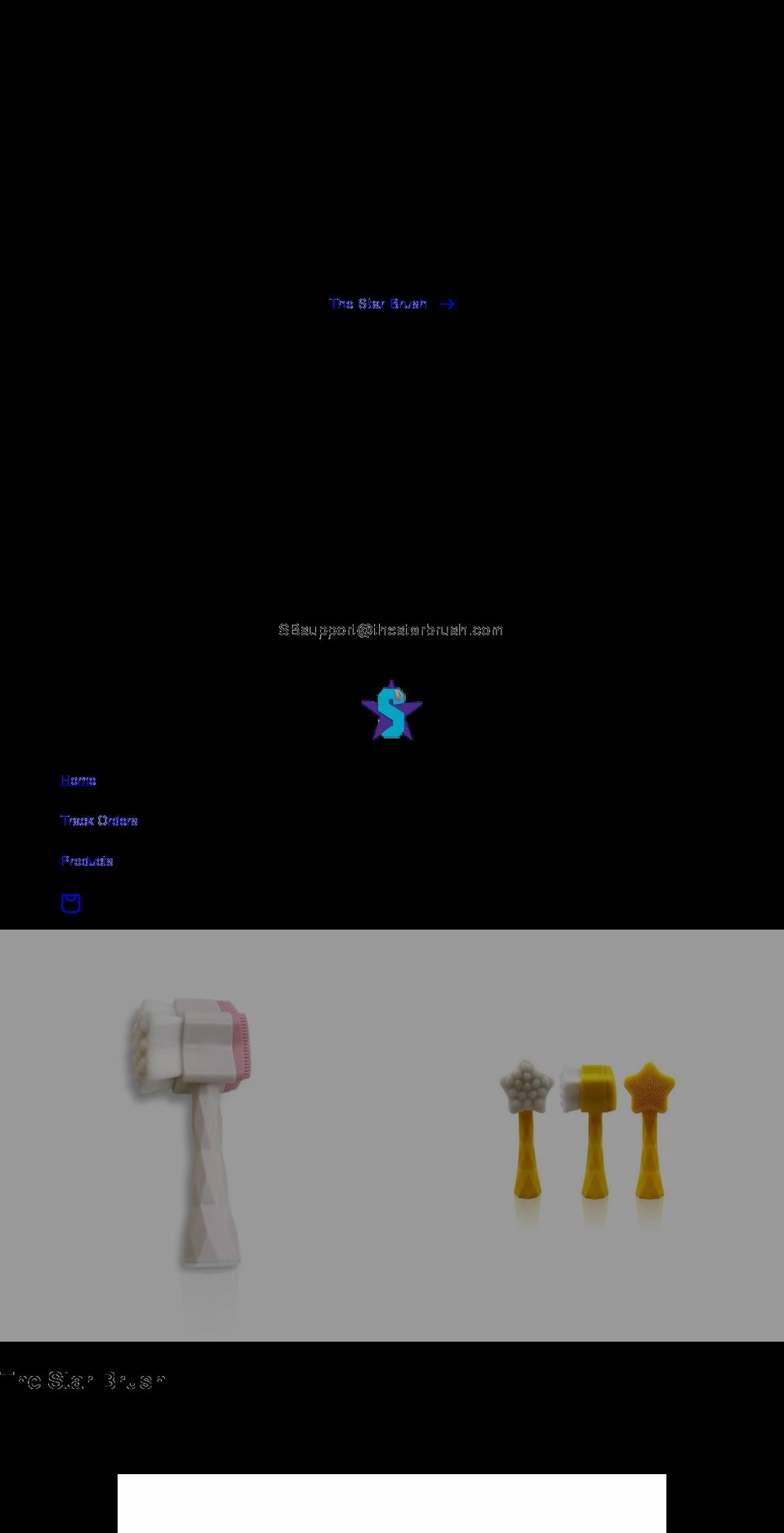 thestarbrush.com shopify website screenshot