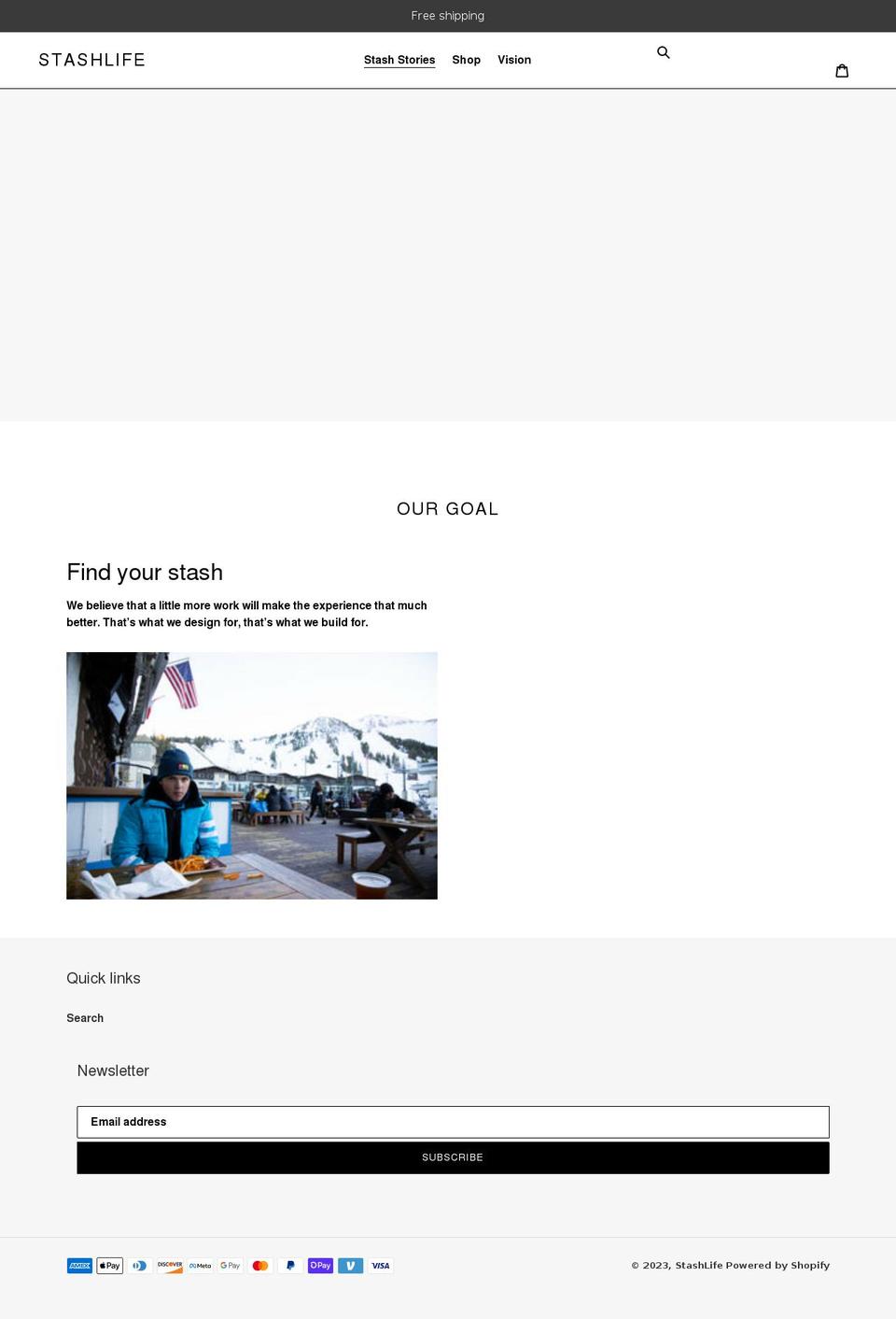 thestashlife.com shopify website screenshot