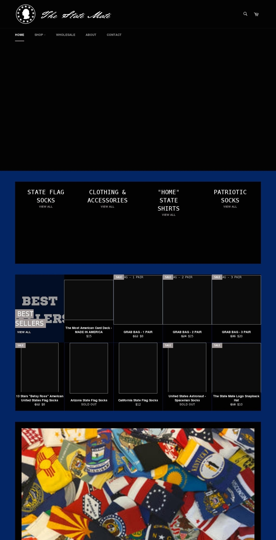 thestatemate.com shopify website screenshot