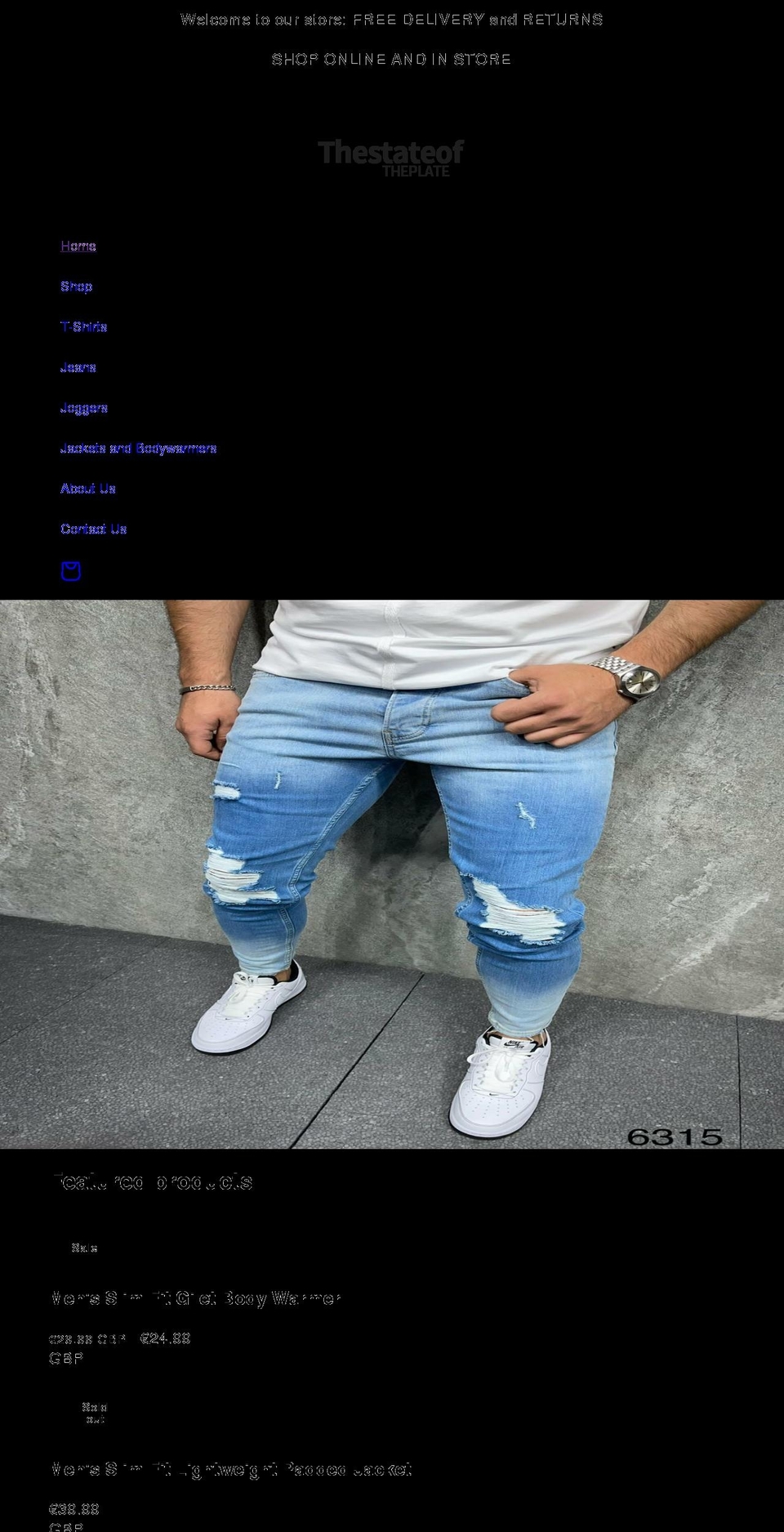 thestateoftheplate.com shopify website screenshot