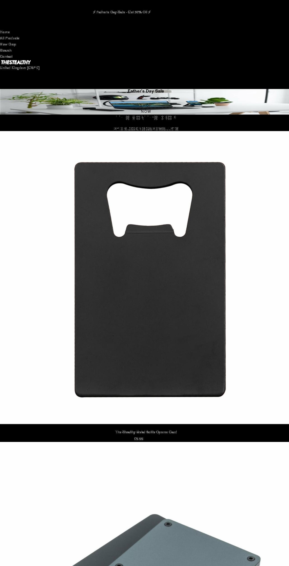 thestealthy.com shopify website screenshot