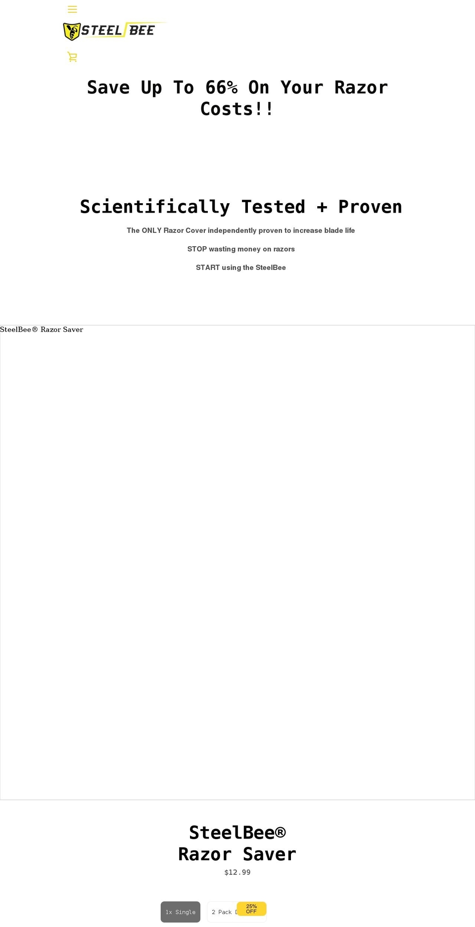 thesteelbee.com shopify website screenshot