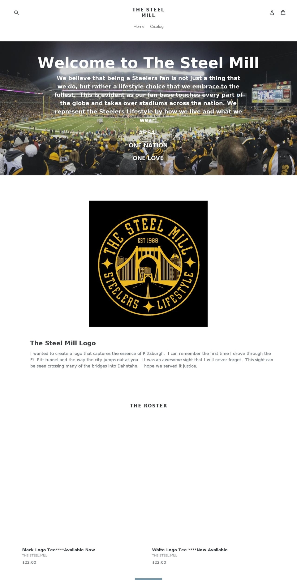 thesteelmill.net shopify website screenshot
