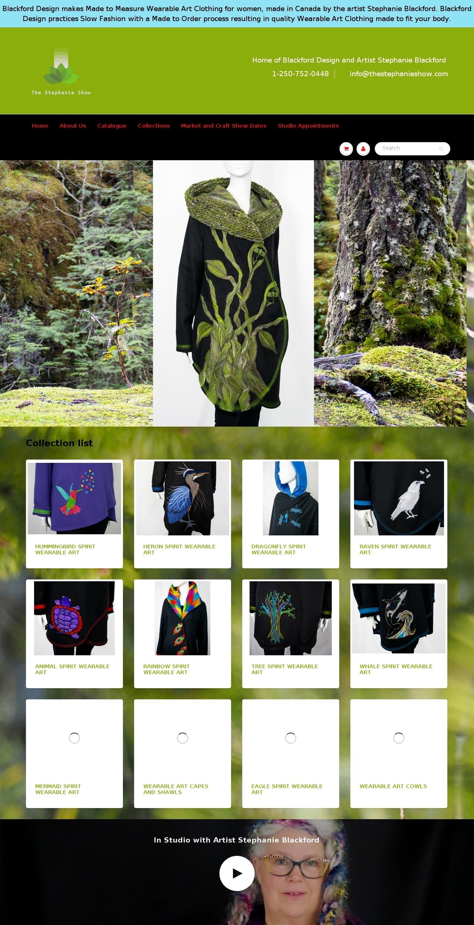 thestephanieshow.com shopify website screenshot