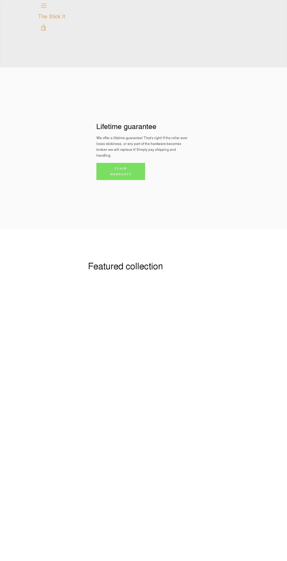 thestickit.com shopify website screenshot