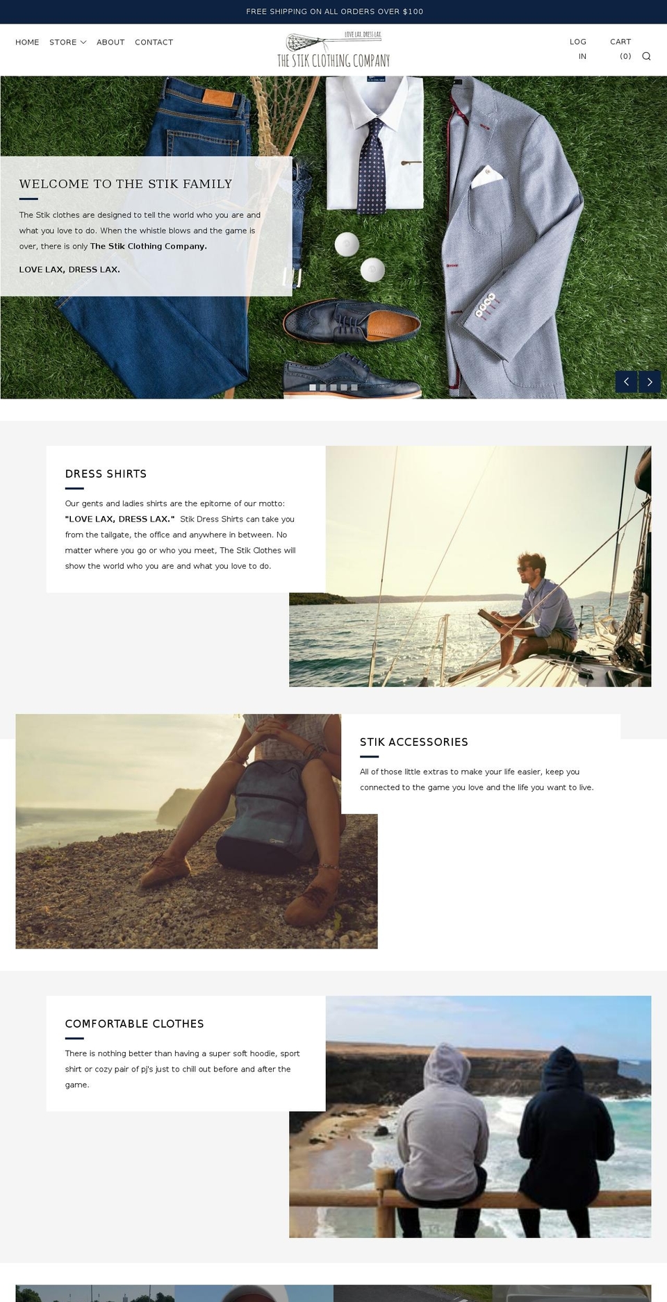 thestikclothing.com shopify website screenshot