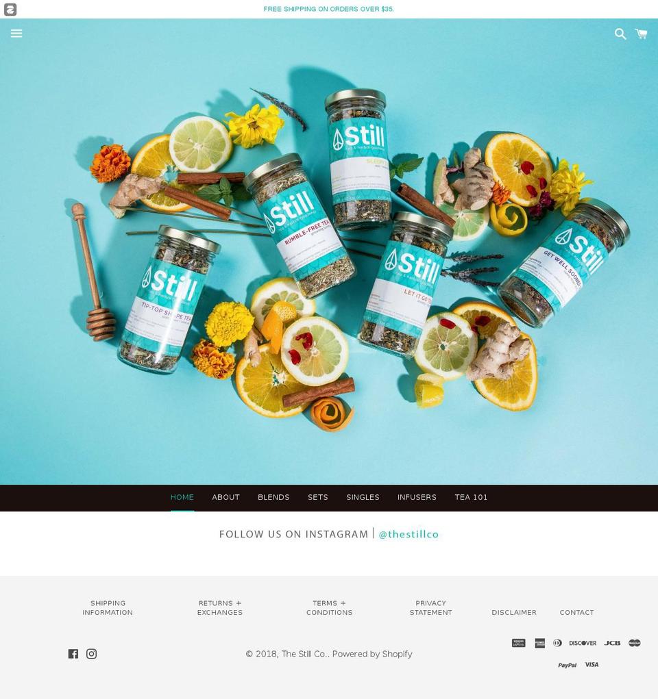 thestillco.com shopify website screenshot