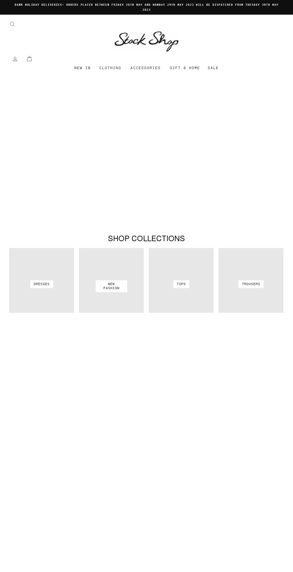 thestockshop.co.uk shopify website screenshot