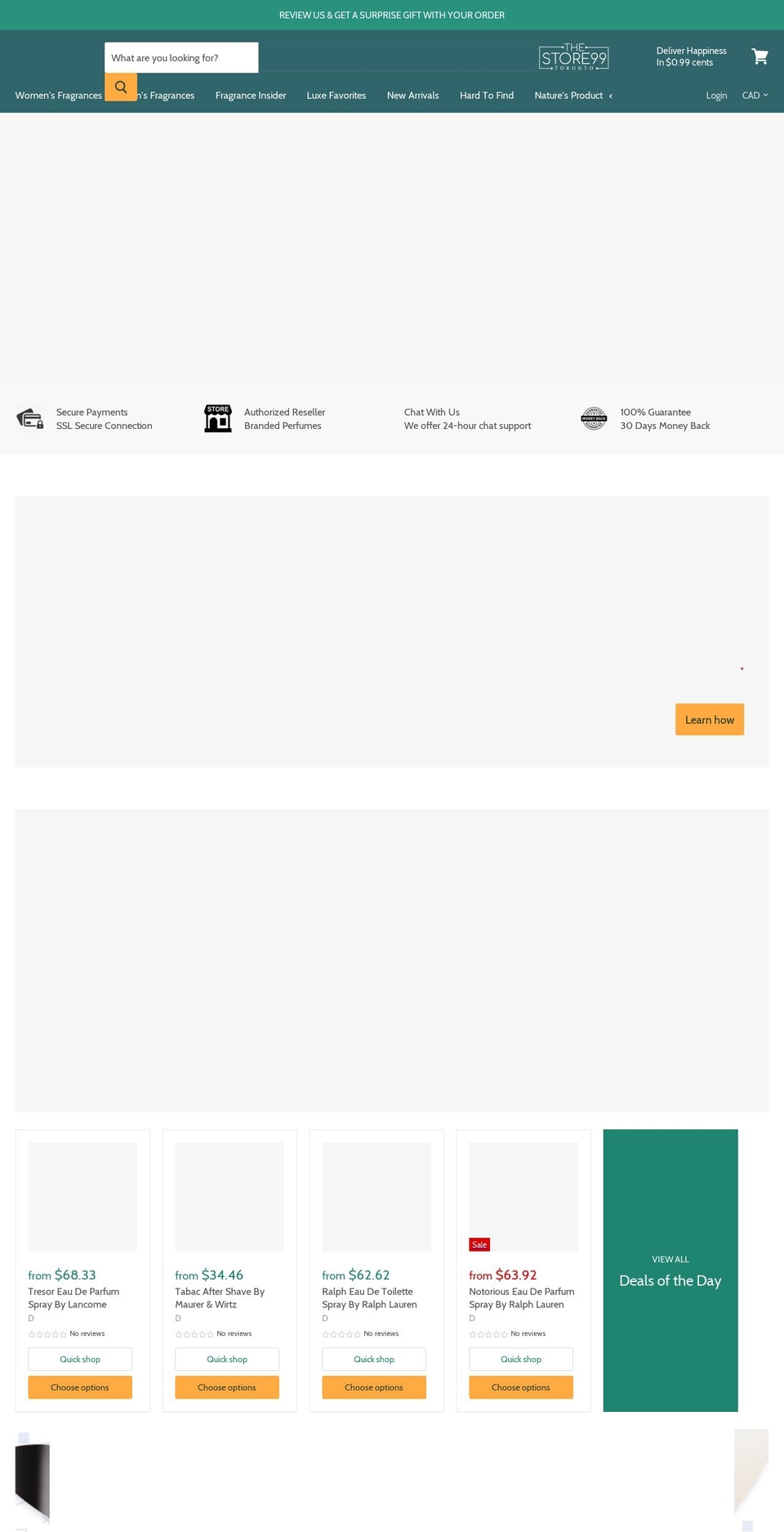 thestore99.com shopify website screenshot