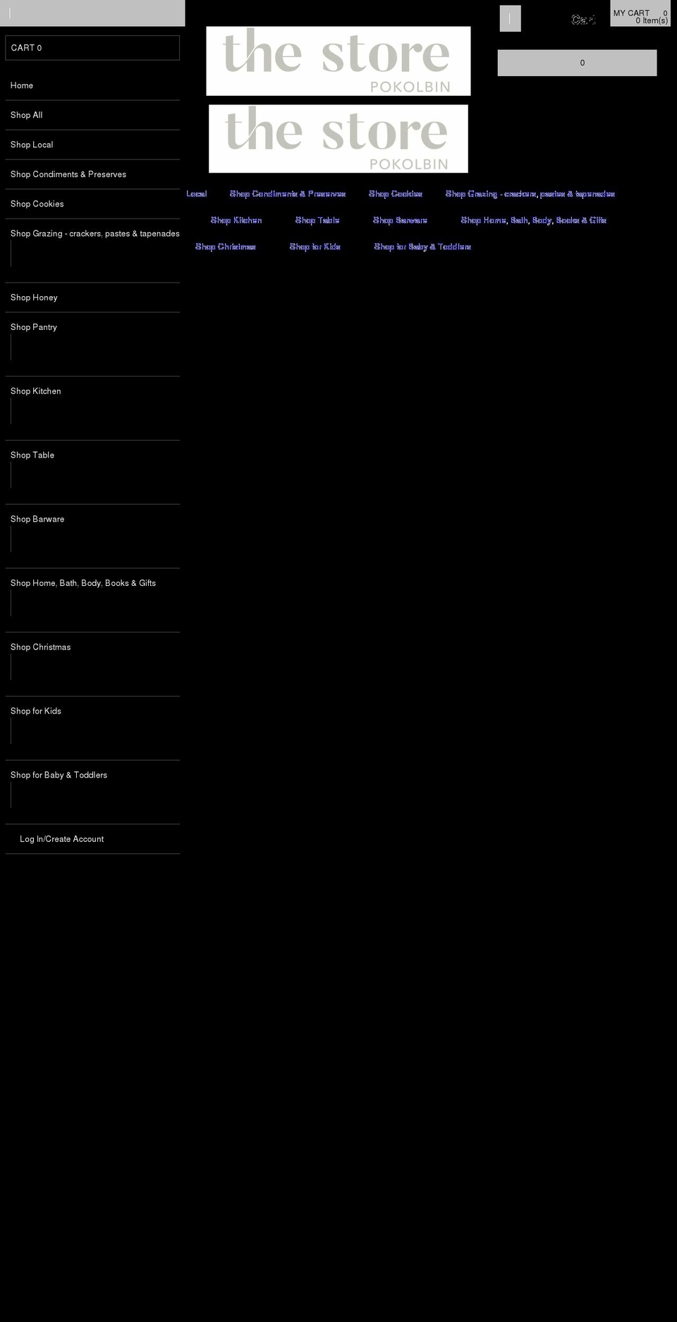 thestorepokolbin.com shopify website screenshot