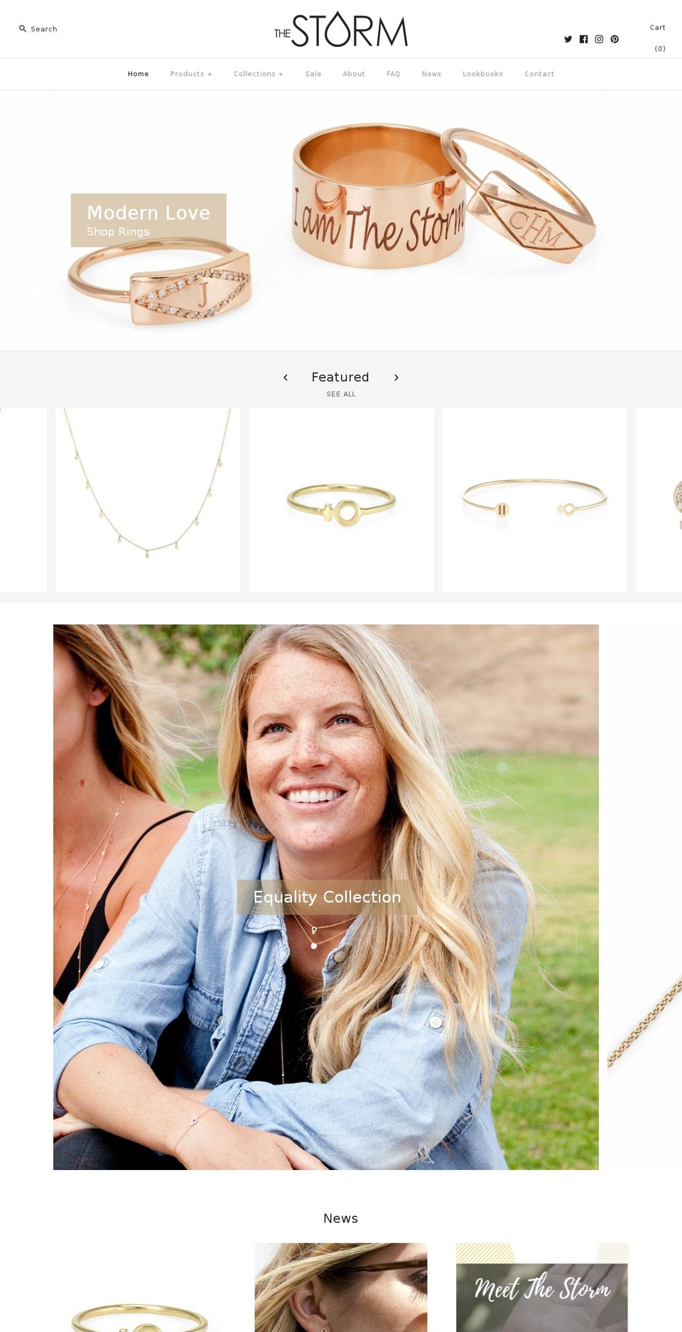 thestormjewelry.com — Shopify storefront screenshot