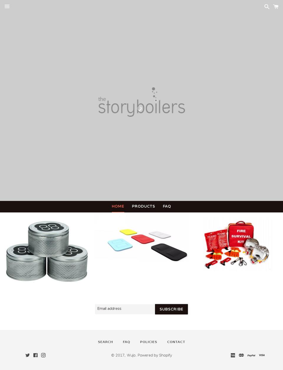 thestoryboilers.com shopify website screenshot