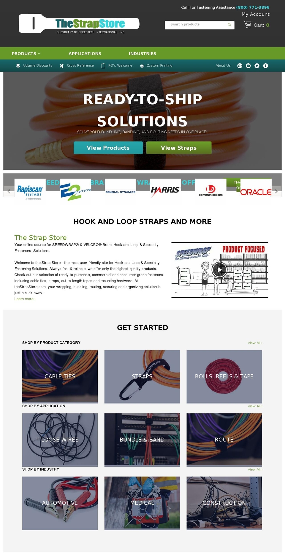 thestrapstore.com shopify website screenshot