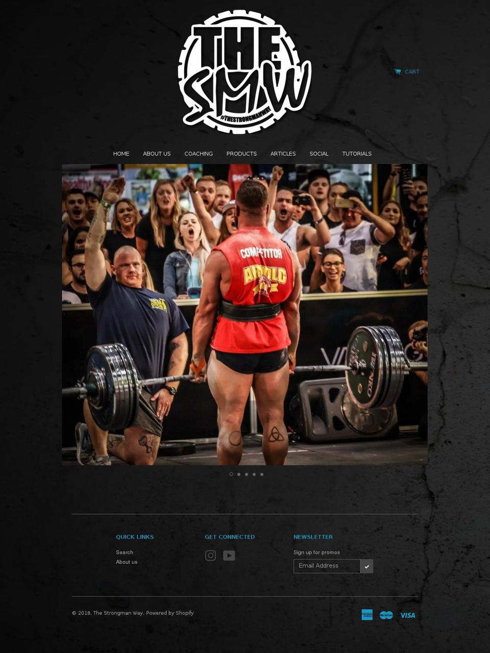 thestrongmanway.com — Shopify storefront screenshot