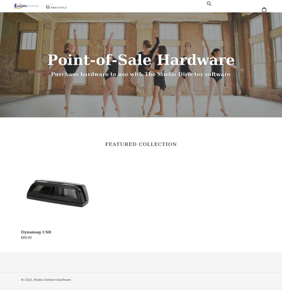 thestudiodirector-paysimple.com shopify website screenshot